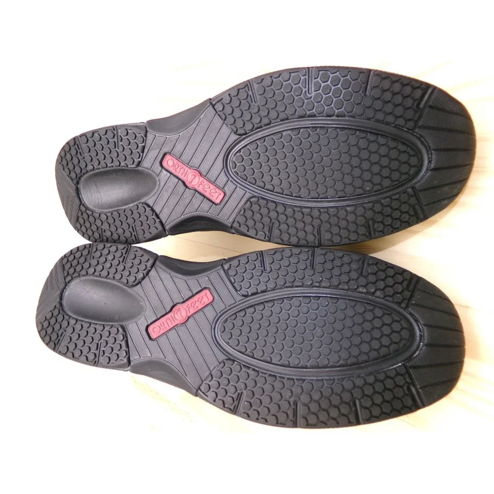 Orthofeet Coral 977 Shoes Womens Black Size 11 D Wide Stretch Comfort Sneakers